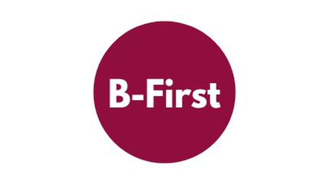 roter Kreis mit Aufschrift "B-First"